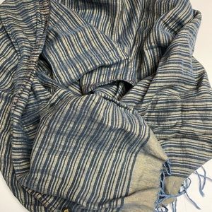 Maiwa! Cotton shawl, 20 x 68, from their Granville Island store.